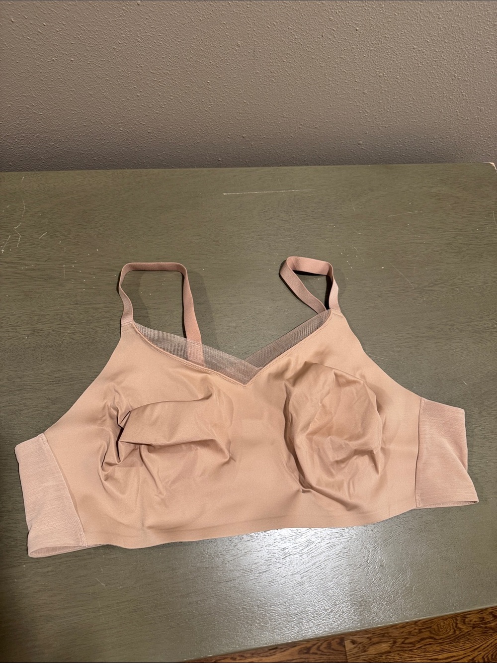 ThirdLove Wireless Bra in Soft Beige size 44B